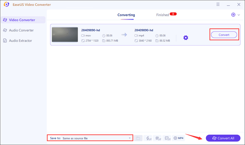 convert video to mp4