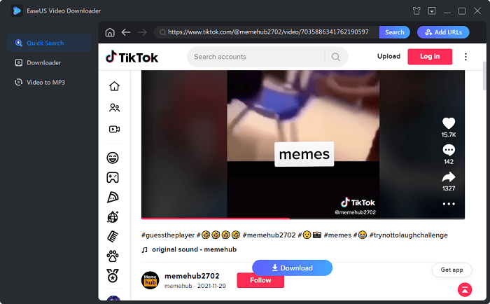 將 TikTok 影片下載到 GIF - 1